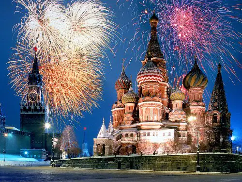 Firework in Russia