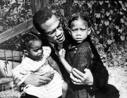Malcolm X with Kids