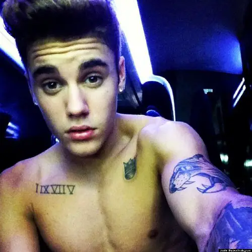 Justin Bieber tatoos