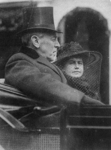 Woodrow Wilson with Edith