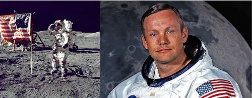 Neil Armstrong on Moon