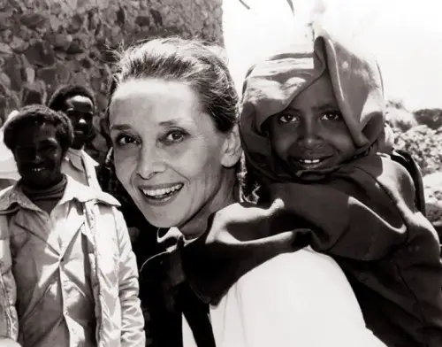 Audrey Hepburn and African Children