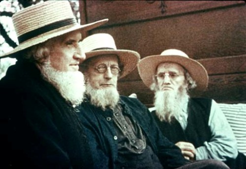 old amish people