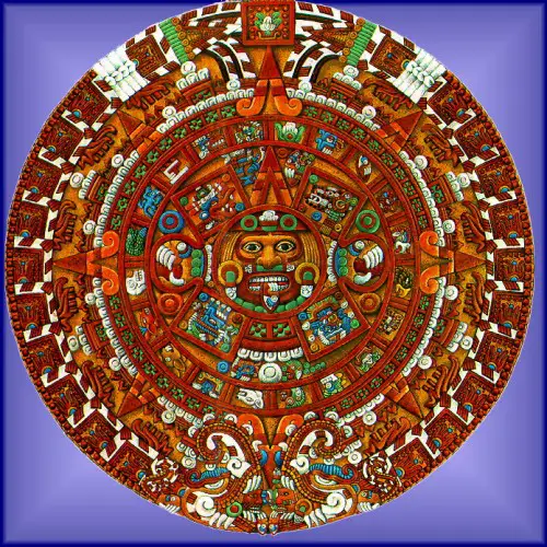Aztecs sun stone