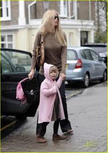 Claudia Schiffer and Kid