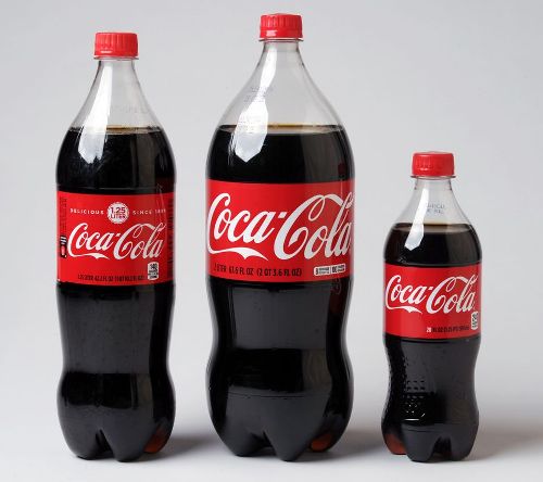 Coca Cola in bottles