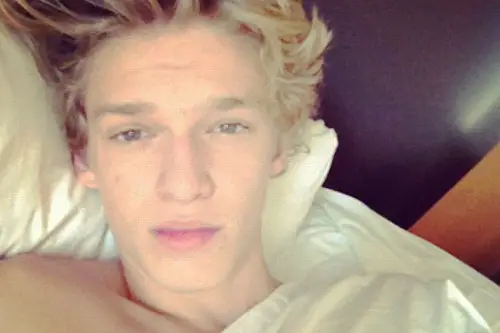 Cody Simpson in bed