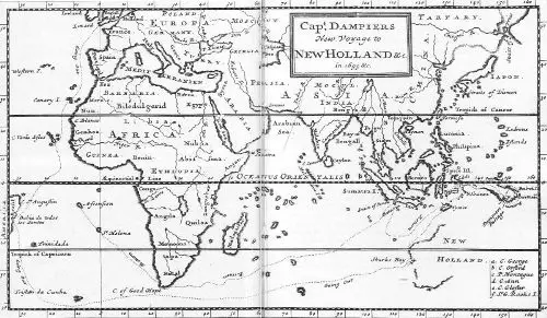 William Dampier map