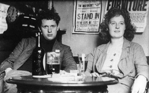 Dylan Thomas and Wife