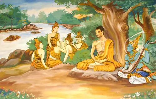 Gautama Buddha Meditates
