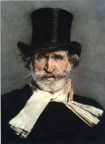 Giuseppe Verdi with Hat