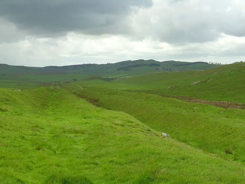 Hadrian's Wall Vallum