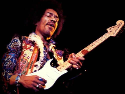 Jimi Hendrix on Stage