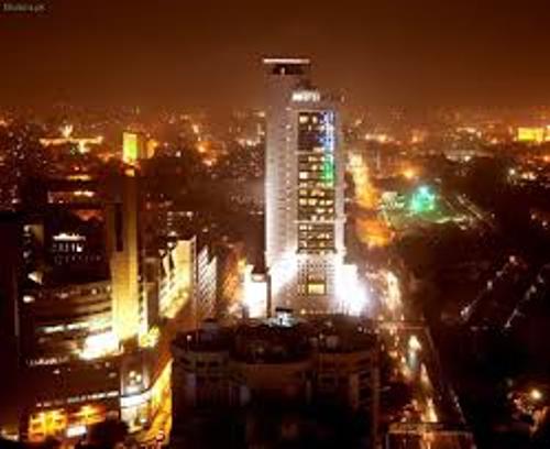 Karachi at night