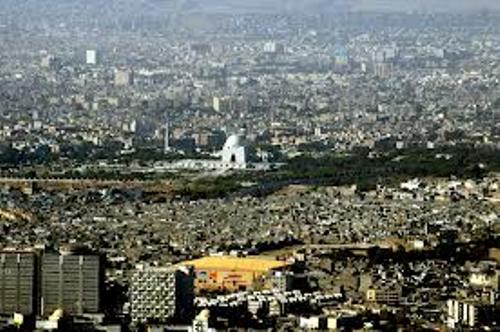Karachi from the top
