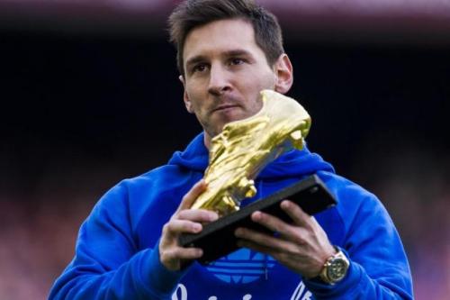 Lionel Messi Gold Shoes