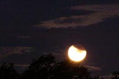 Lunar Eclipse at Night
