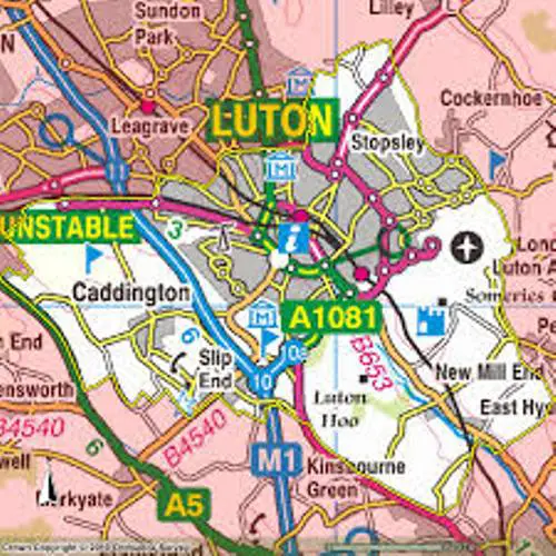 Luton Map