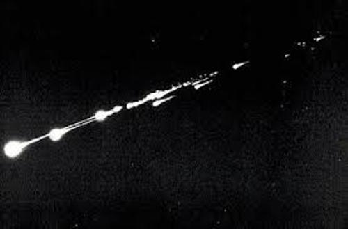 Meteoroid  on Space