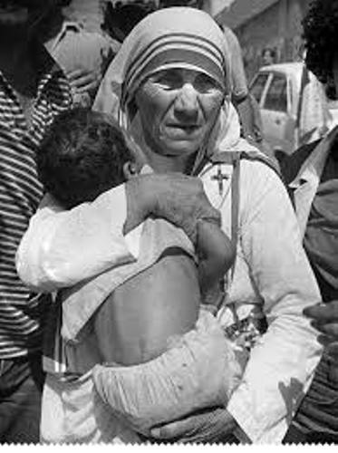Mother Teresa Helping