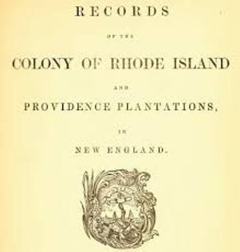 Rhode Island Colony History