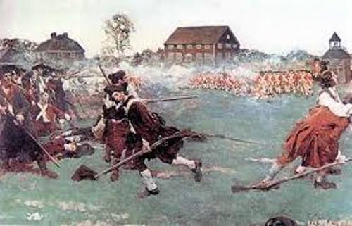 The Battle of Lexington and Concord Pic