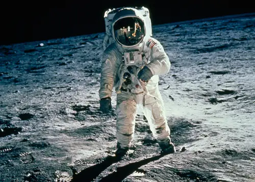 The First Man on The Moon Pics