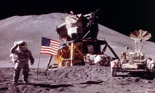 The First Moon Landing Images