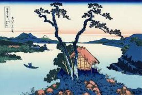 Hokusai Painting