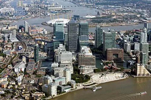 The London Docklands Skyline