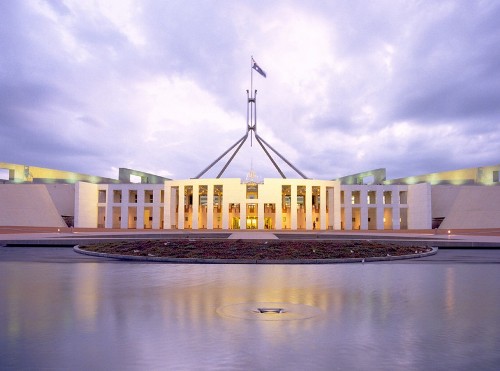 Risultati immagini per canberra new parliament house