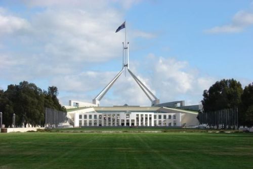 the parliament house canberra pic