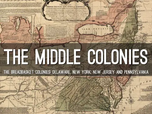 the Middle Colonies Pic