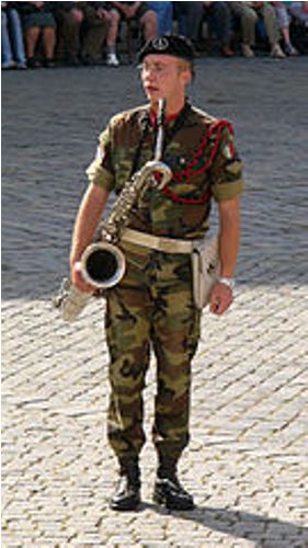 saxophone military