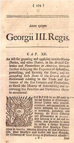 the stamp act facts