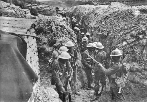 the trenches in world war 1 
