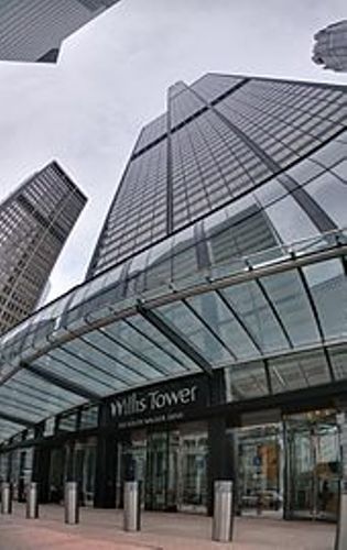 the Willis Tower Entrance