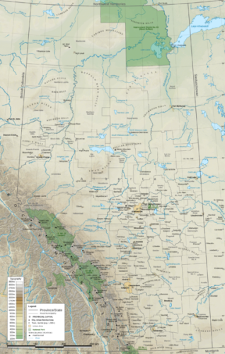 Alberta Canada Map